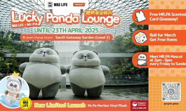M&G LIFE dan MR.PA Hadirkan ‘Lucky Panda Lounge’ di Jewel Changi Airport, Perpaduan Seni, Gaya Hidup, dan Keceriaan