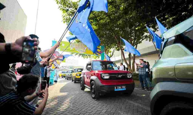 VinFast Kirimkan 400 Unit Mini e-SUV VF 3 ke Dealer dan Konsumen di Indonesia