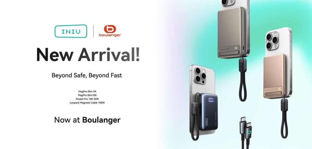 INIU Bermitra dengan Boulanger Luncurkan Solusi Charging Inovatif di Prancis