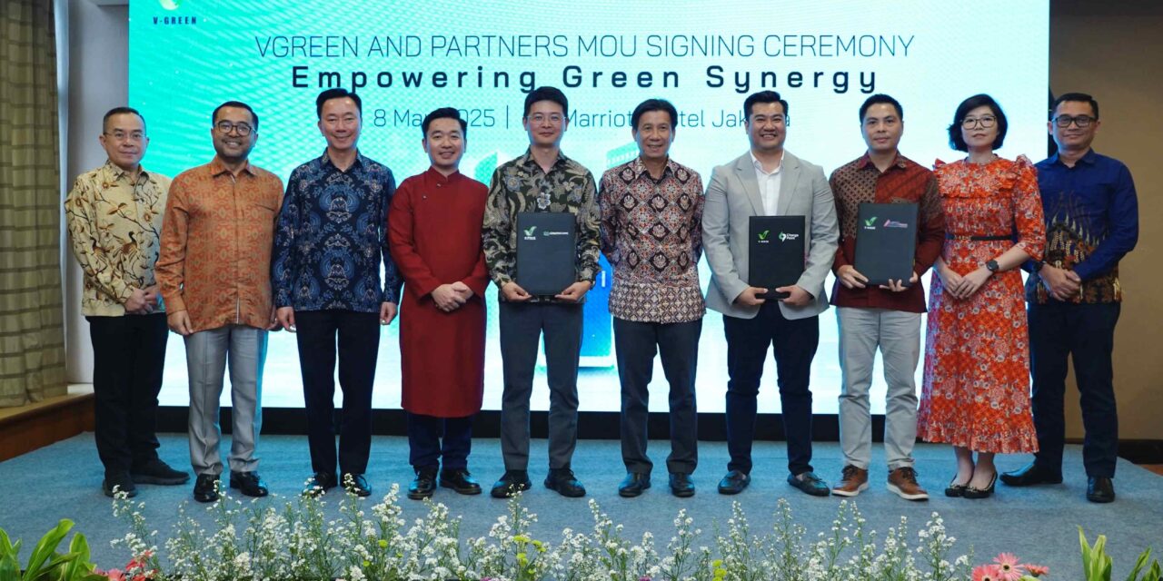 V-GREEN Tandatangani MOU dengan Empat Mitra Strategis untuk Bangun 63.000 Titik Pengisian EV VinFast di Indonesia pada 2025