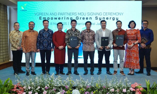 V-GREEN Tandatangani MOU dengan Empat Mitra Strategis untuk Bangun 63.000 Titik Pengisian EV VinFast di Indonesia pada 2025