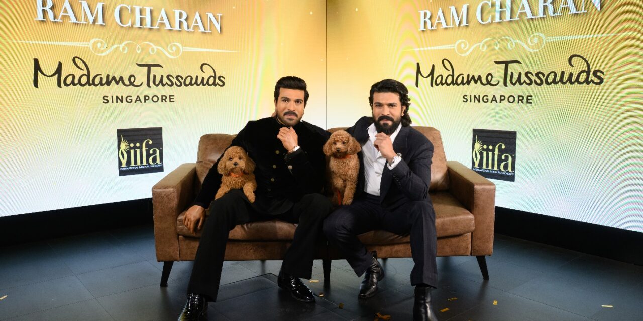 Madame Tussauds Singapura Luncurkan Patung Lilin Ram Charan Pertama di Dunia Bersama Anjing Kesayangannya, Rhyme
