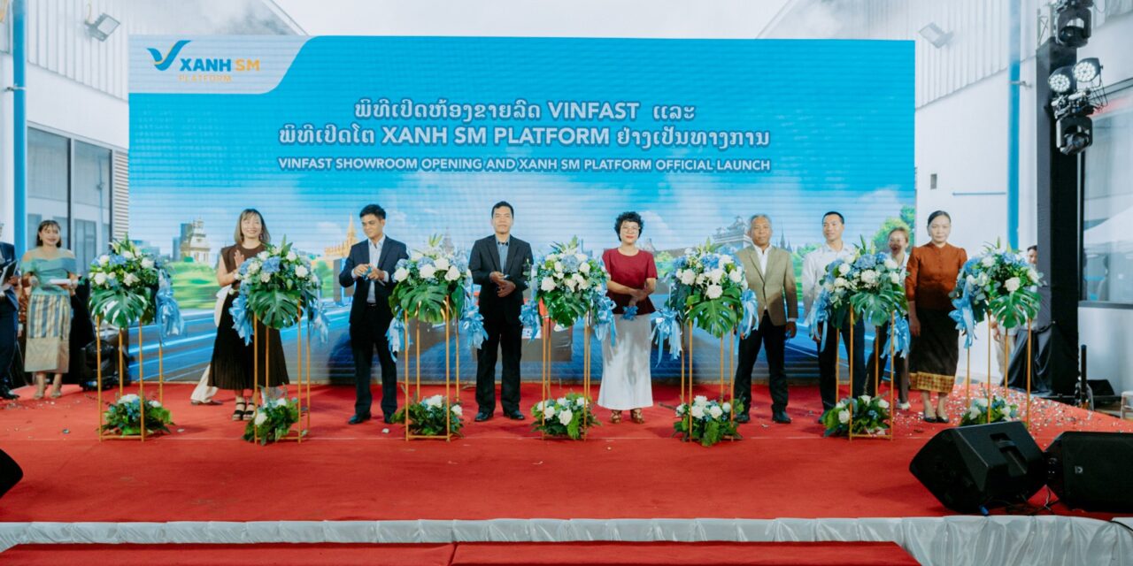 GSM Resmi Luncurkan Xanh SM Platform dan Distribusi Mobil Listrik VinFast VF 3 dan VF 5 di Laos