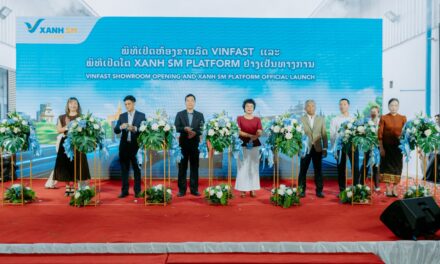 GSM Resmi Luncurkan Xanh SM Platform dan Distribusi Mobil Listrik VinFast VF 3 dan VF 5 di Laos