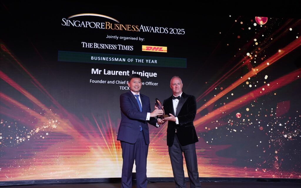 Laurent Junique, Pendiri dan CEO TDCX, Dinobatkan sebagai Businessman of the Year di Singapore Business Awards 2025