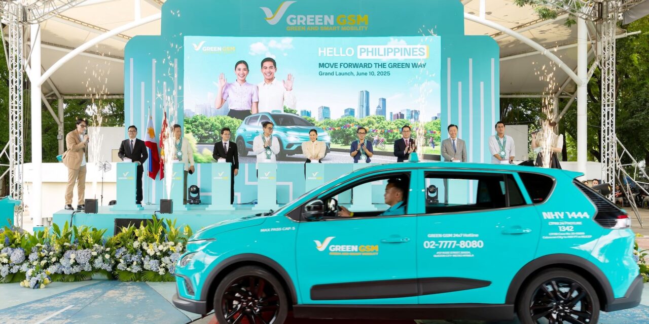 GSM Resmi Luncurkan Green GSM, Brand Taksi Listrik Pertama di Filipina