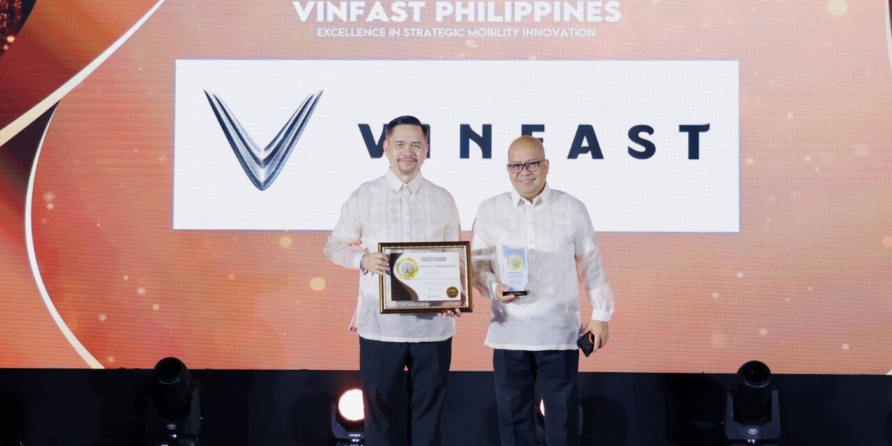 VinFast Filipina Raih Legacy Awards 2025 atas Inovasi Strategis dalam Mobilitas Berkelanjutan