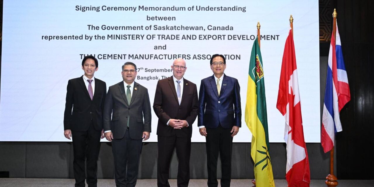 TCMA dan Pemerintah Saskatchewan, Kanada Tandatangani MOU untuk Percepat Pencapaian Net Zero Melalui Transfer Pengetahuan dan Teknologi Rendah Karbon yang Maju