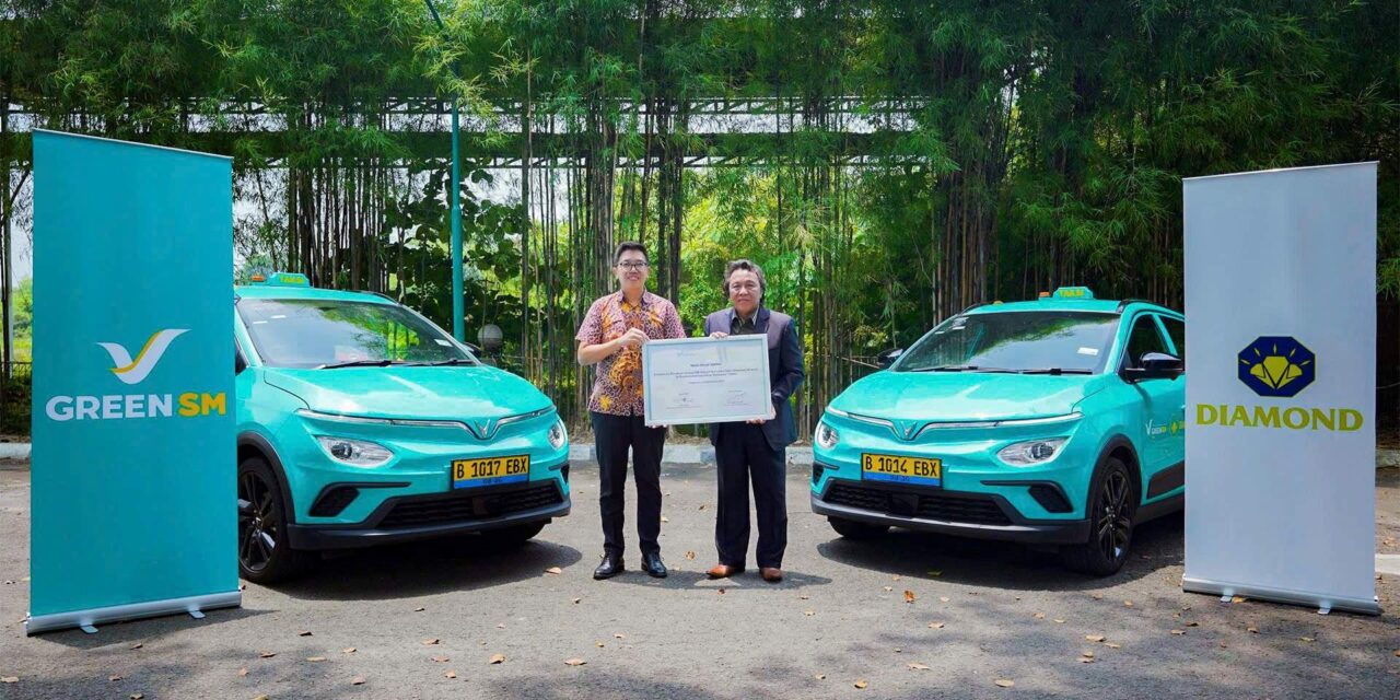 Green SM dan Taksi Diamond Luncurkan Layanan Taksi Listrik Premium di Bandara Soekarno-Hatta
