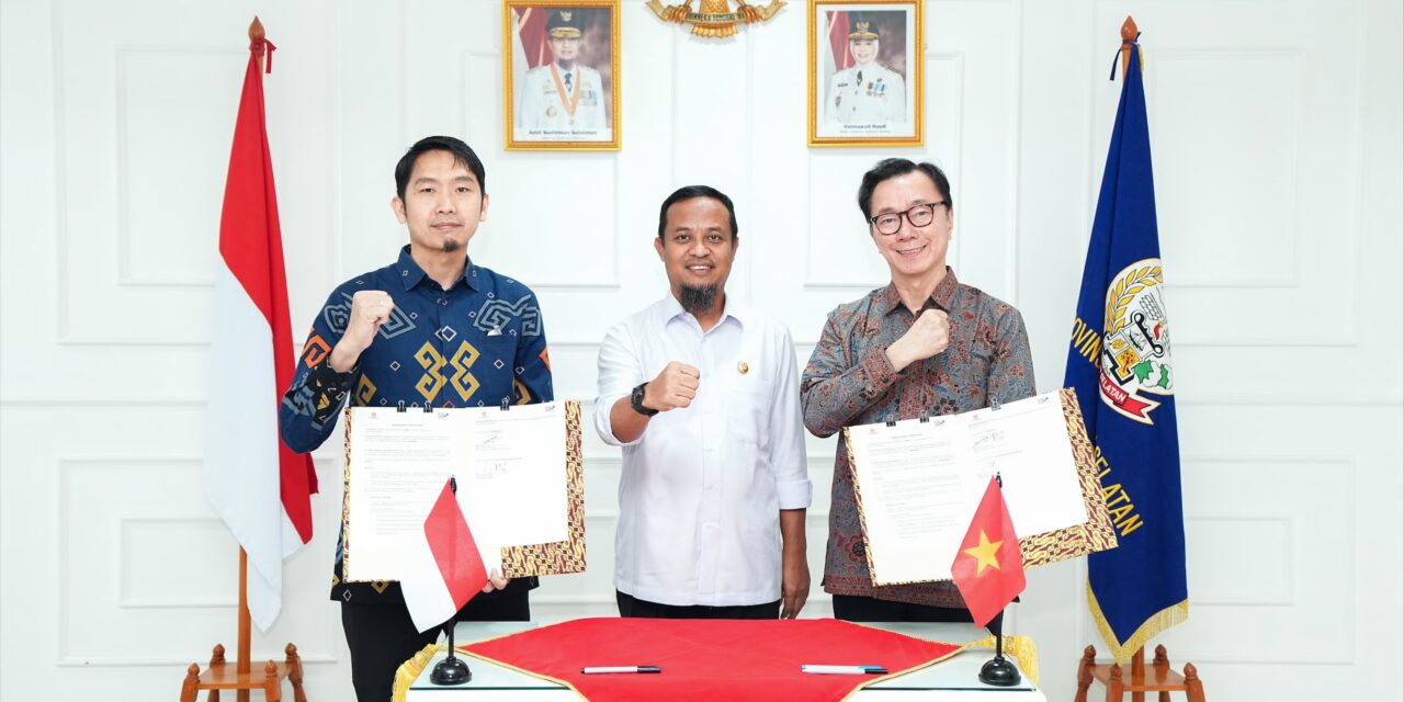Gubernur Sulawesi Selatan Saksikan Penandatanganan MoU antara Vingroup dan BUMD PT. Sulsel Andalan Energi dalam Proyek Energi Berskala Besar