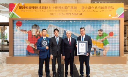 Galaxy Macau Raih GUINNESS WORLD RECORDS™ dengan Instalasi Seni Meja Ping-Pong Terbesar