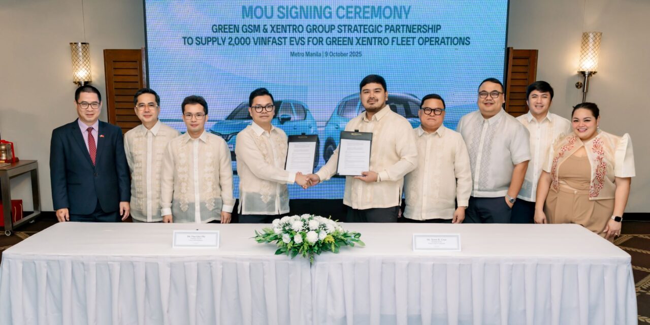 Green GSM dan Xentro Group Jalin Kemitraan untuk Hadirkan 2.000 Kendaraan Listrik VinFast di Filipina