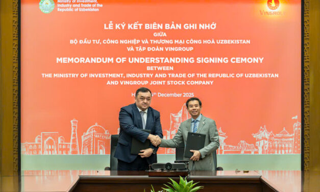 Vingroup Teken Nota Kesepahaman dengan Uzbekistan, Buka Peluang Investasi Multisektor di Asia Tengah