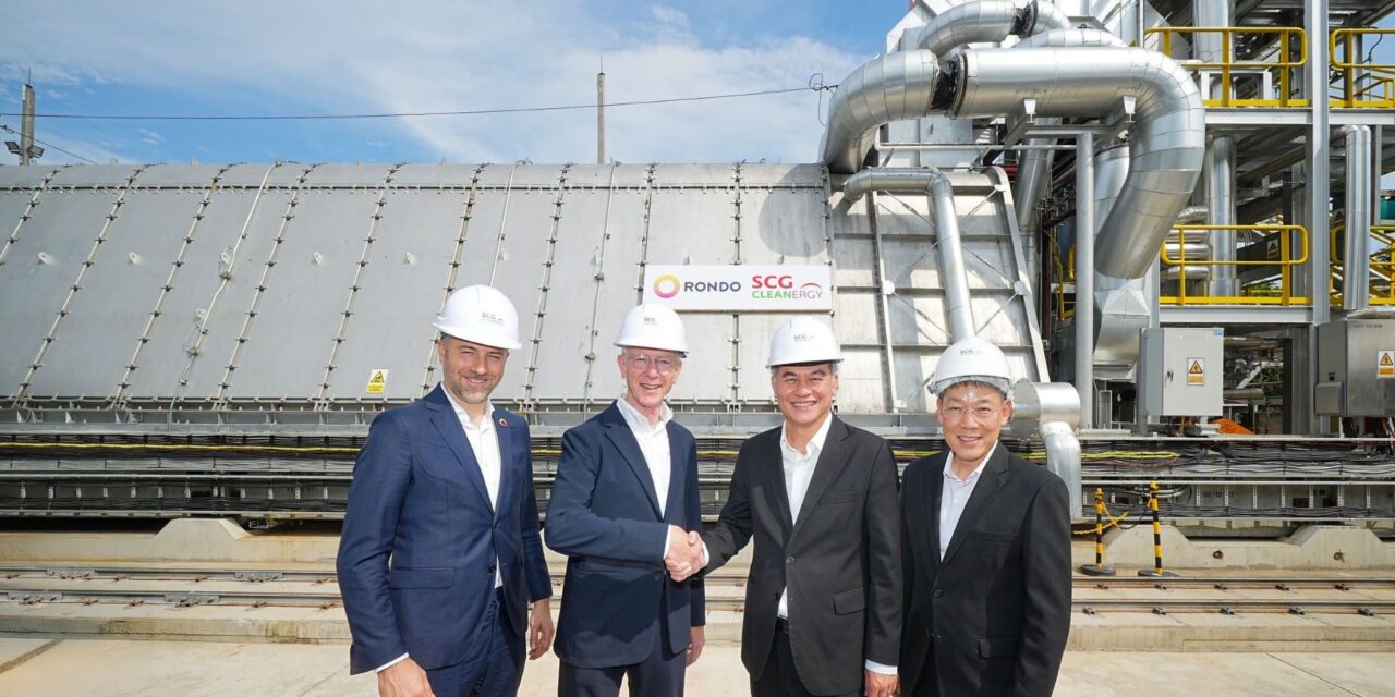 SCG Bekerja Sama dengan Rondo Energy Luncurkan ‘Industrial Heat Battery’ Pertama di Asia Tenggara’, Membuka Penyimpanan Energi Bersih 24 Jam untuk Industri
