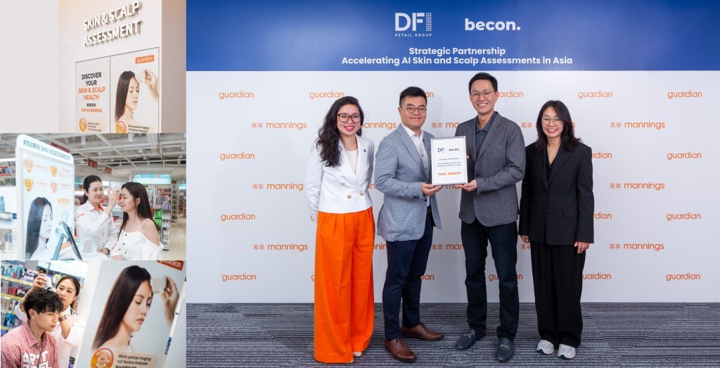 DFI Retail Group dan Becon Umumkan Kolaborasi Strategis untuk Meluncurkan Penilaian Kulit dan Kulit Kepala Berbasis AI di Lebih dari 400 Toko di Seluruh Asia