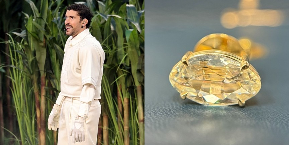 Bad Bunny Kenakan Berlian Desert Saat Tampil di Super Bowl LX pada 8 Februari 2026 di Santa Clara, California