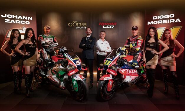 GOD55 Sports Bergabung di Panggung Global MotoGP sebagai Mitra Resmi Premium Honda LCR