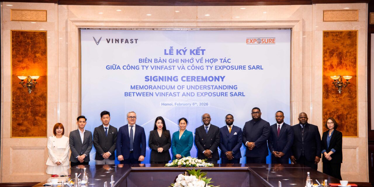 VinFast dan Exposure SARL Tandatangani MOU untuk Pasok Kendaraan Listrik Taksi Ramah Lingkungan di Republik Demokratik Kongo