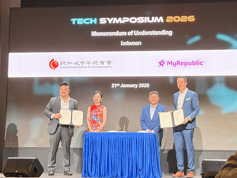 MyRepublic Berkolaborasi dengan Singapore Chinese Chambers of Commerce & Industry untuk Mendukung Adopsi Digital, Ketahanan Siber, dan Pemberdayaan AI bagi UKM