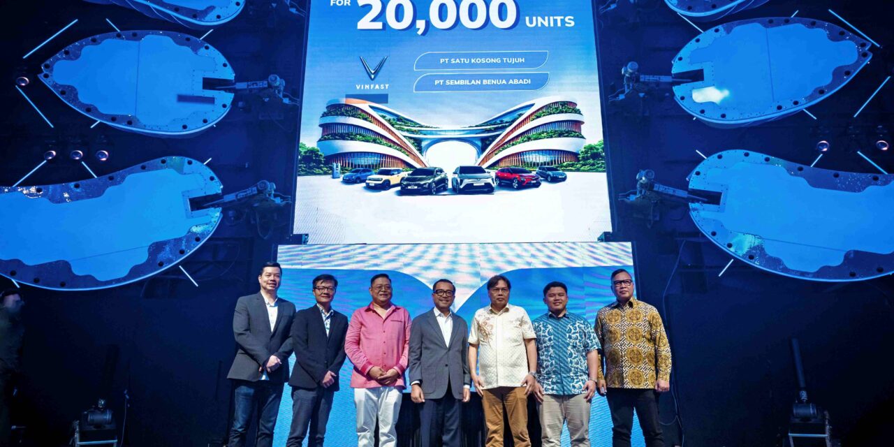 VinFast Teken MoU Pasok 20.000 Kendaraan Listrik untuk Mitra Transportasi di Indonesia