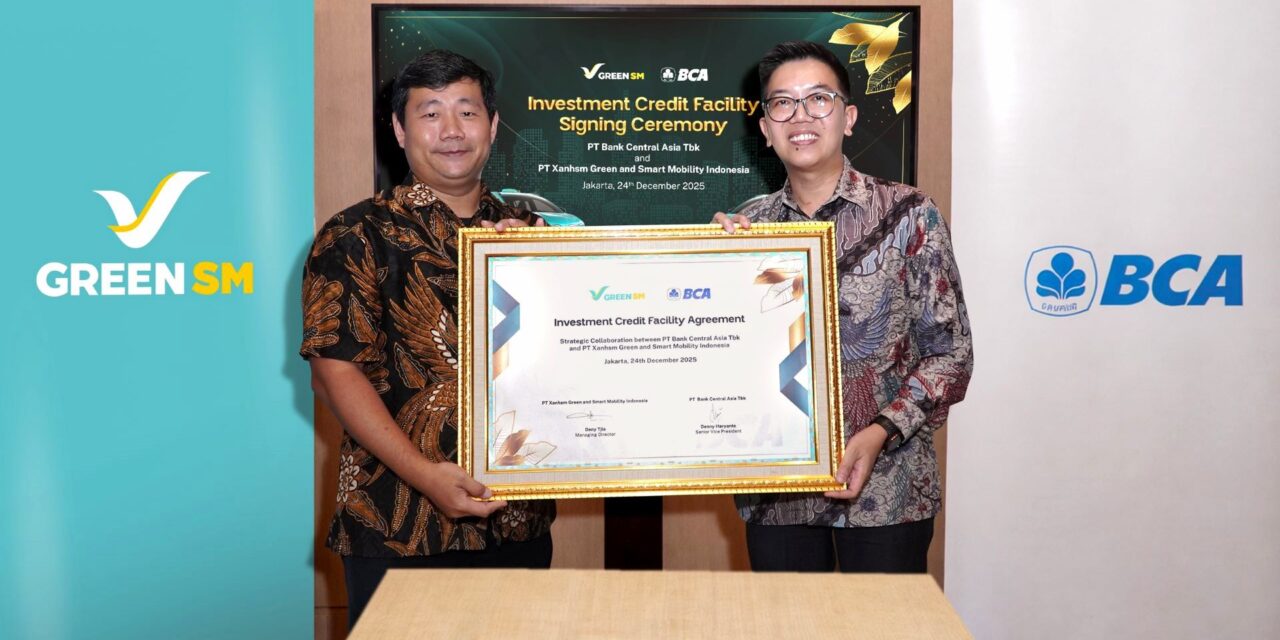 Green SM Indonesia dan BCA Tandatangani Perjanjian Pinjaman Investasi Senilai Rp600 Miliar untuk Mendukung Mobilitas Perkotaan Berkelanjutan