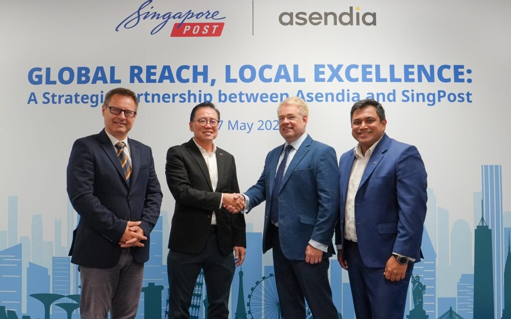 Asendia dan Singapore Post Jalin Kemitraan Strategis untuk Perkuat Logistik E-Commerce Lintas Negara di Asia Pasifik