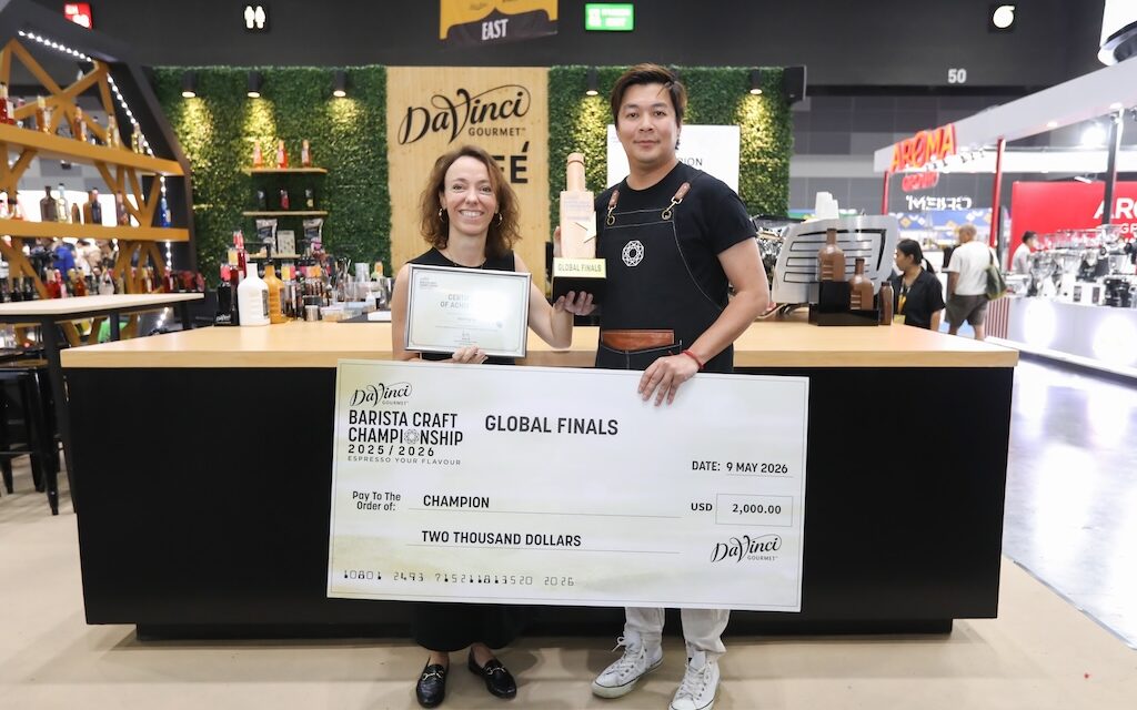 Hasting Ng dari Hong Kong Dinobatkan sebagai Juara Dunia DaVinci Gourmet Barista Craft Championship 2025–26