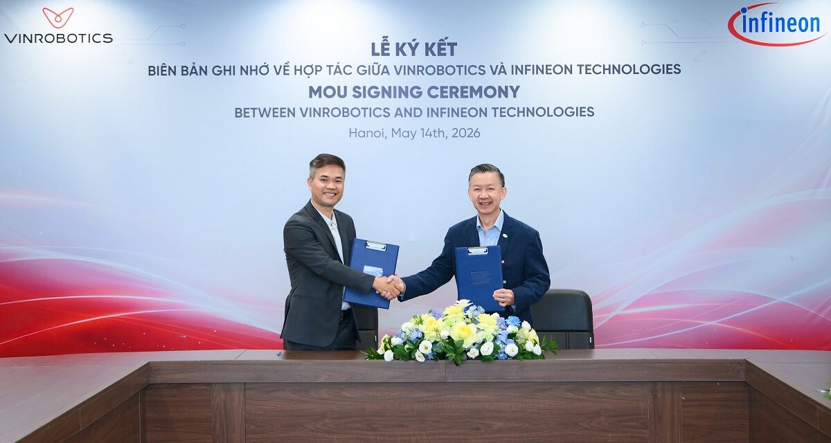VinRobotics Tandatangani MoU dengan Infineon untuk Kembangkan Robotika Generasi Berikutnya